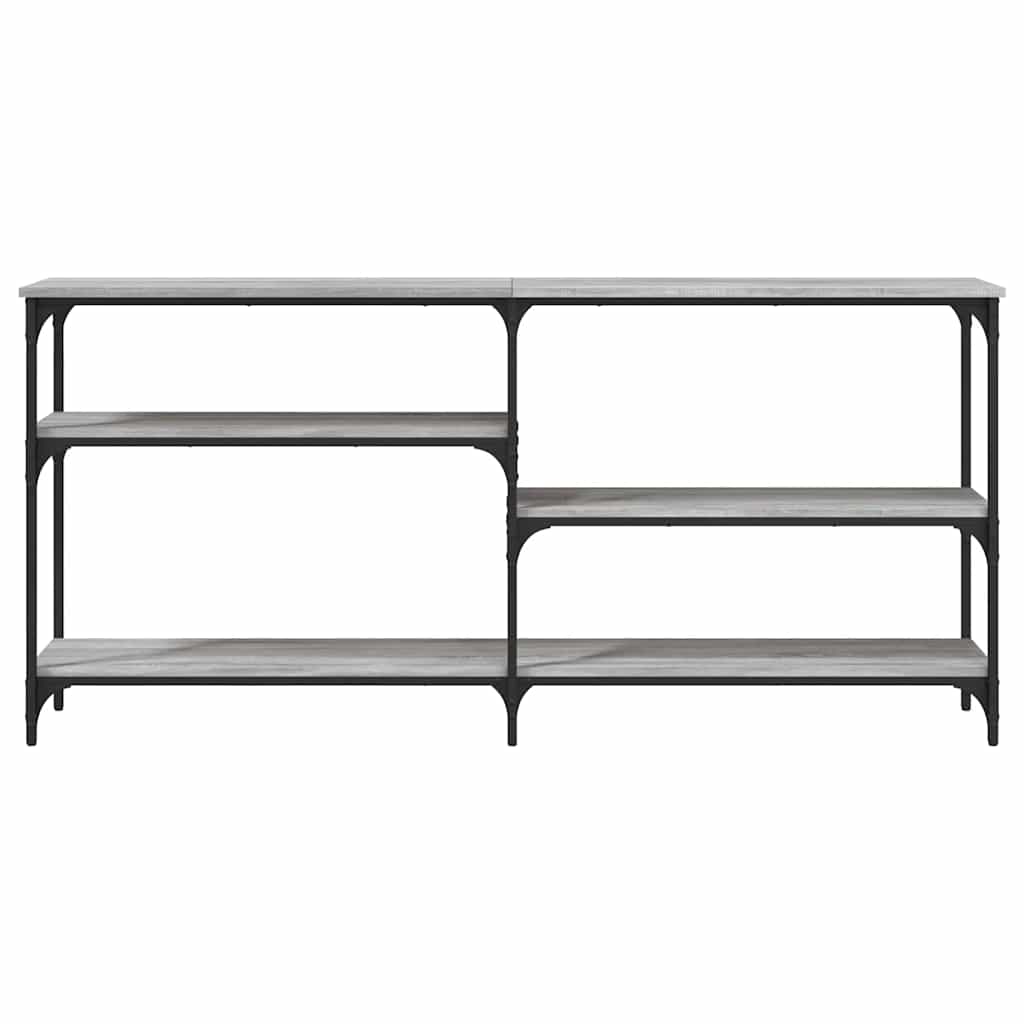 Tavolo Consolle Grigio Sonoma 160x29x75 cm in Legno Multistrato | homemem39