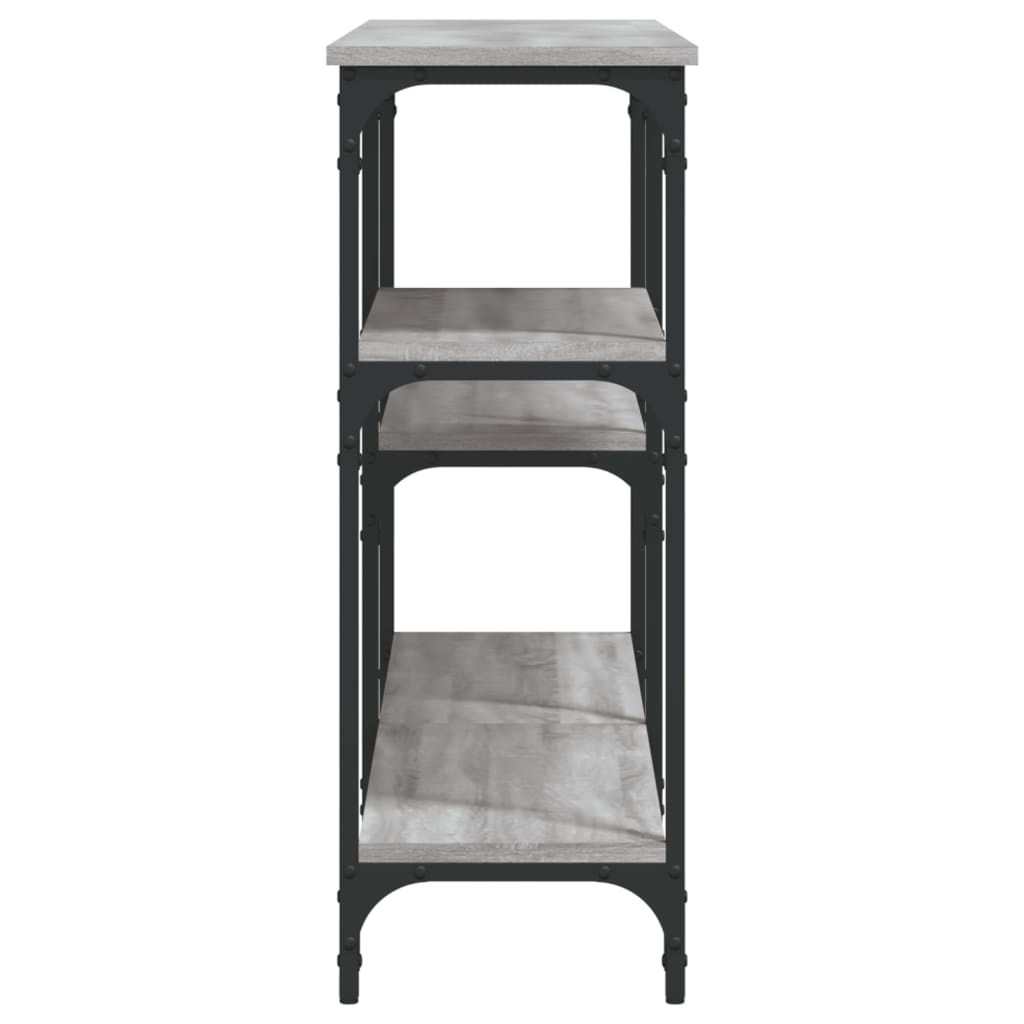Tavolo Consolle Grigio Sonoma 160x29x75 cm in Legno Multistrato - homemem39