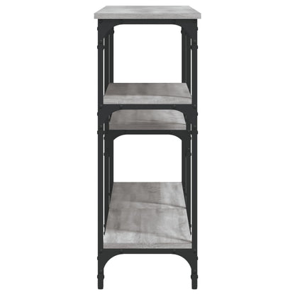 Tavolo Consolle Grigio Sonoma 160x29x75 cm in Legno Multistrato - homemem39