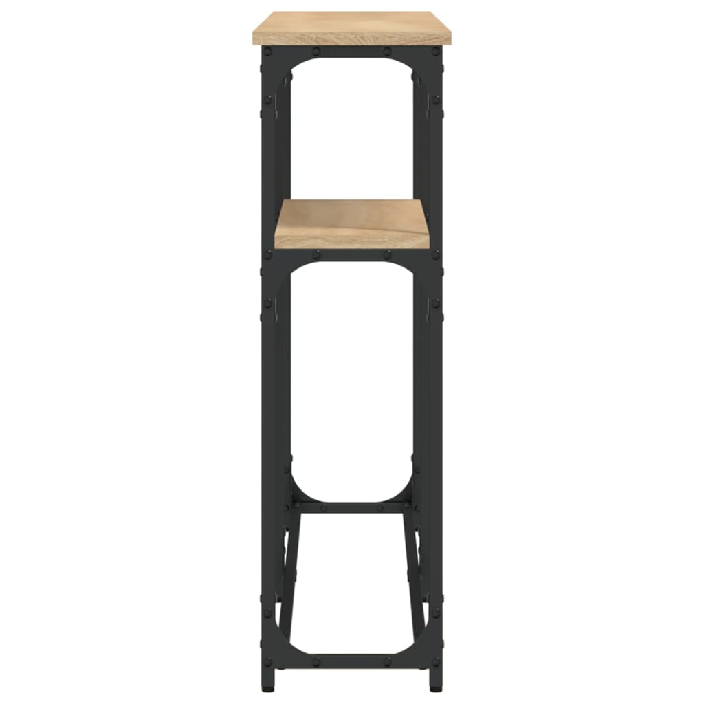 Tavolino Consolle Rovere Sonoma 145x22,5x75cm Legno Multistrato - homemem39