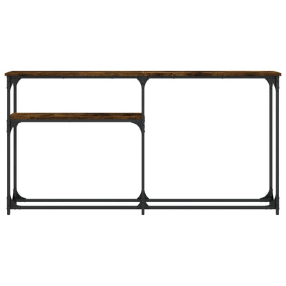 Tavolino Consolle Rovere Fumo 145x22,5x75 cm Legno Multistrato | homemem39
