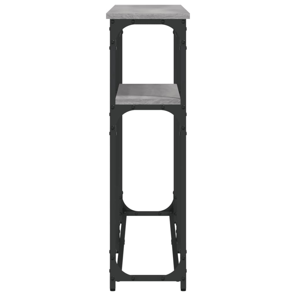 Tavolino Consolle Grigio Sonoma 145x22,5x75cm Legno Multistrato - homemem39
