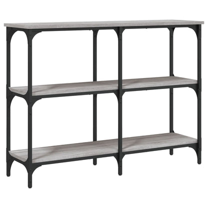 Tavolo Consolle Grigio Sonoma 100x29x75 cm in Legno Multistrato - homemem39