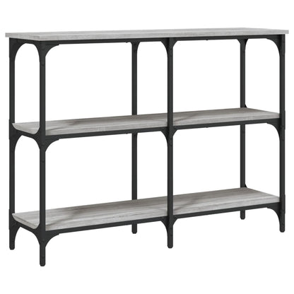 Tavolo Consolle Grigio Sonoma 100x29x75 cm in Legno Multistrato - homemem39