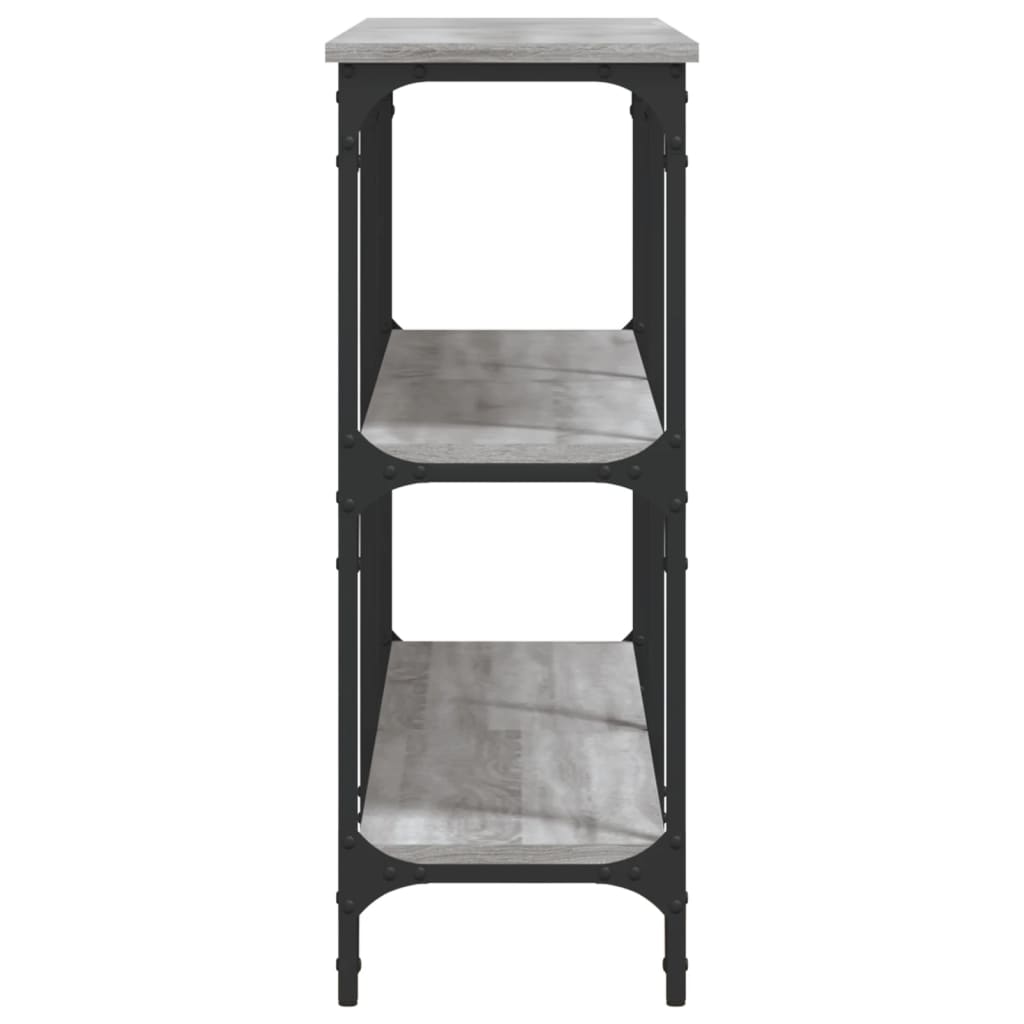 Tavolo Consolle Grigio Sonoma 150x29x75 cm in Legno Multistrato - homemem39