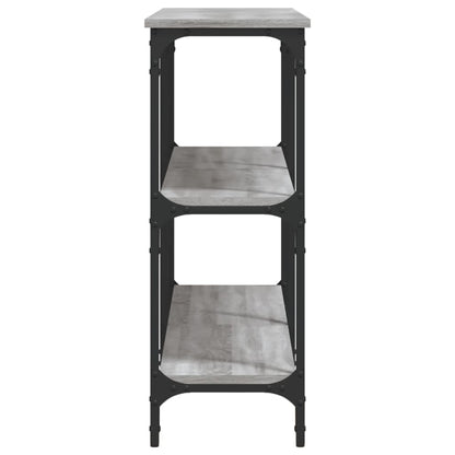 Tavolo Consolle Grigio Sonoma 150x29x75 cm in Legno Multistrato - homemem39