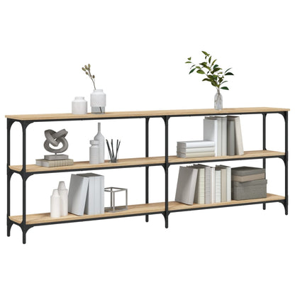 Tavolo Consolle Rovere Sonoma 200x29x75 cm Legno Agglomerato | homemem39