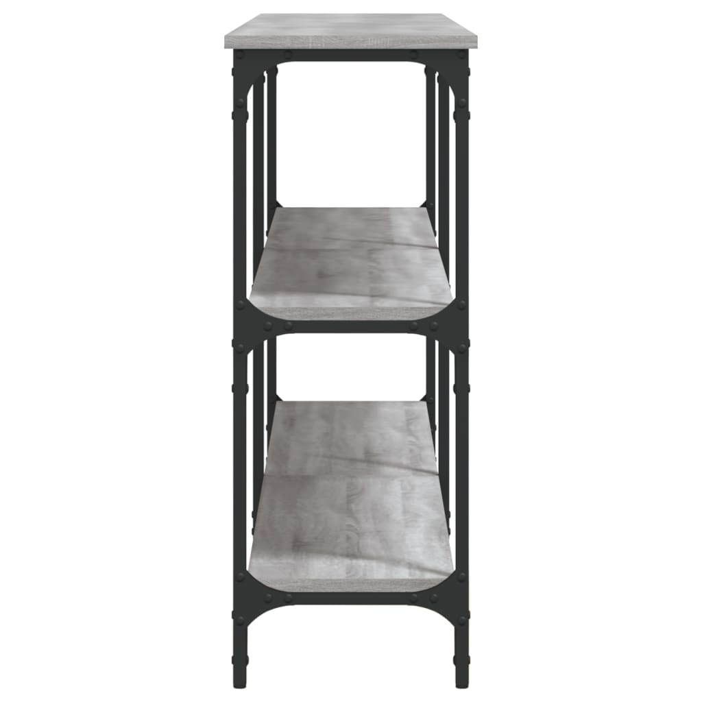 Tavolo Consolle Grigio Sonoma 200x29x75 cm in Legno Multistrato - homemem39