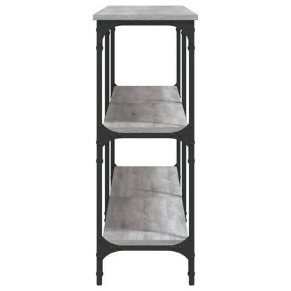 Tavolo Consolle Grigio Sonoma 200x29x75 cm in Legno Multistrato - homemem39