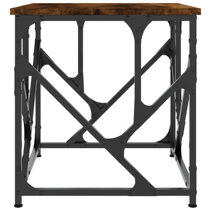 Tavolino da Salotto Rovere Fumo 45x45x47,5 cm Legno Multistrato | homemem39