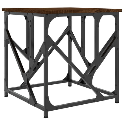 Tavolino Salotto Rovere Marrone 45x45x47,5 cm Legno Multistrato | homemem39