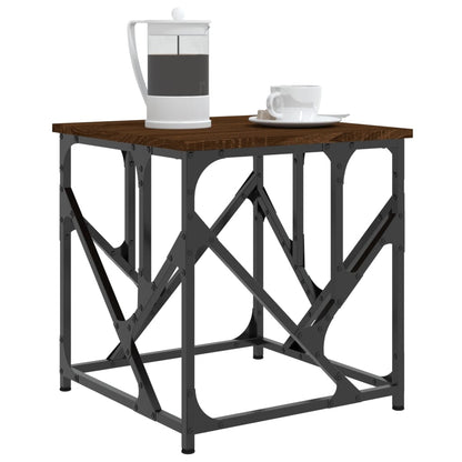 Tavolino Salotto Rovere Marrone 45x45x47,5 cm Legno Multistrato | homemem39