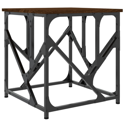 Tavolino Salotto Rovere Marrone 45x45x47,5 cm Legno Multistrato | homemem39