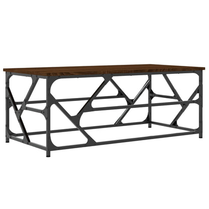 Tavolino Salotto Rovere Marrone 100x50x40cm Legno Multistrato | homemem39