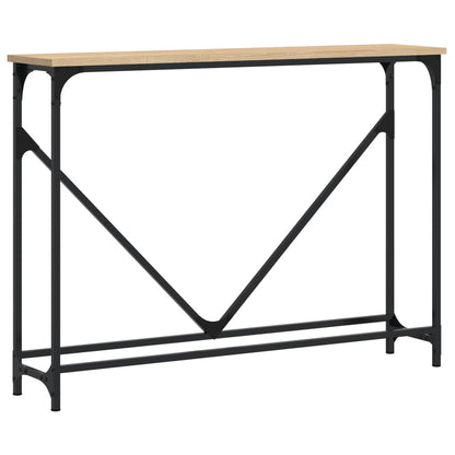 Tavolino Consolle Rovere Sonoma 102x22,5x75cm Legno Multistrato