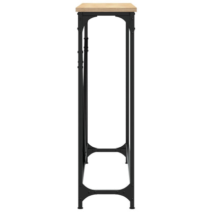 Tavolino Consolle Rovere Sonoma 102x22,5x75cm Legno Multistrato - homemem39