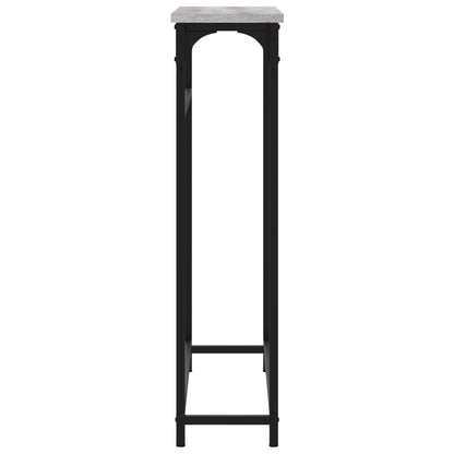 Tavolino Consolle Grigio Sonoma 75x19,5x75 cm Legno Multistrato - homemem39
