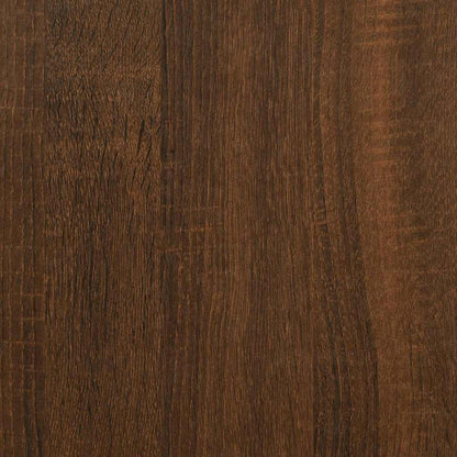 Tavolini Consolle 2 pz Rovere Marrone in Legno Multistrato