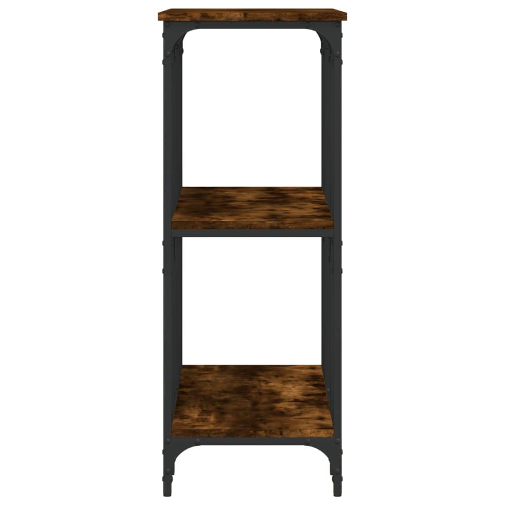 Tavolino Consolle Rovere Fumo 102x35x90 cm in Legno Multistrato - homemem39
