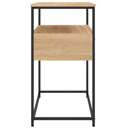 Tavolo Consolle Rovere Sonoma 75x40x75 cm Legno Agglomerato