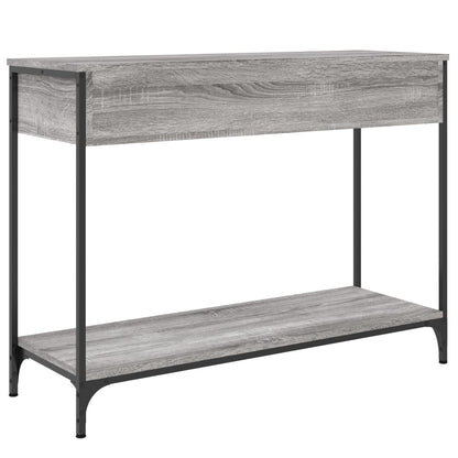 Tavolino Consolle Grigio Sonoma 100x34,5x75cm Legno Multistrato - homemem39