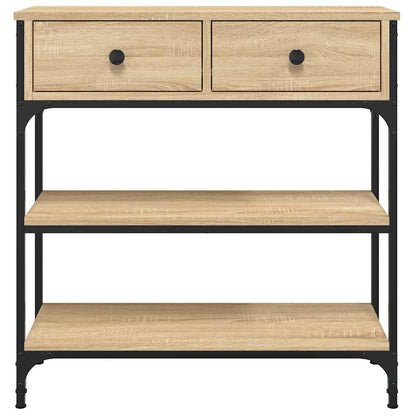 Tavolino Consolle Rovere Sonoma 72,5x25x75cm Legno Multistrato | homemem39