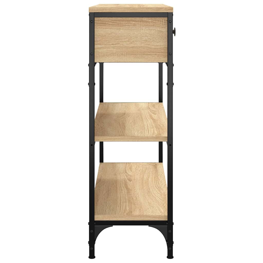 Tavolino Consolle Rovere Sonoma 72,5x25x75cm Legno Multistrato | homemem39