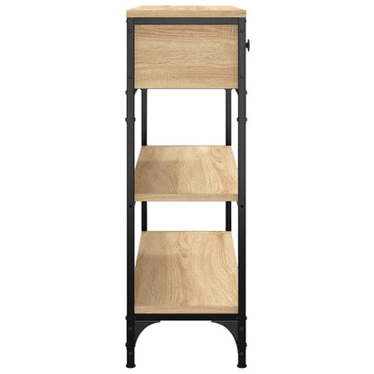 Tavolino Consolle Rovere Sonoma 72,5x25x75cm Legno Multistrato | homemem39