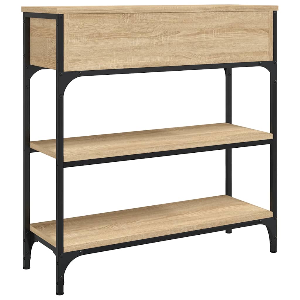 Tavolino Consolle Rovere Sonoma 72,5x25x75cm Legno Multistrato | homemem39