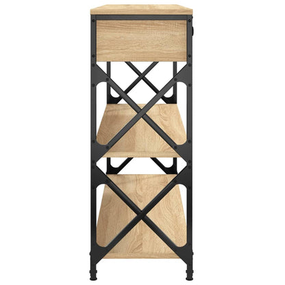 Tavolo Consolle Rovere Sonoma 100x28x75 cm in Legno Multistrato | homemem39