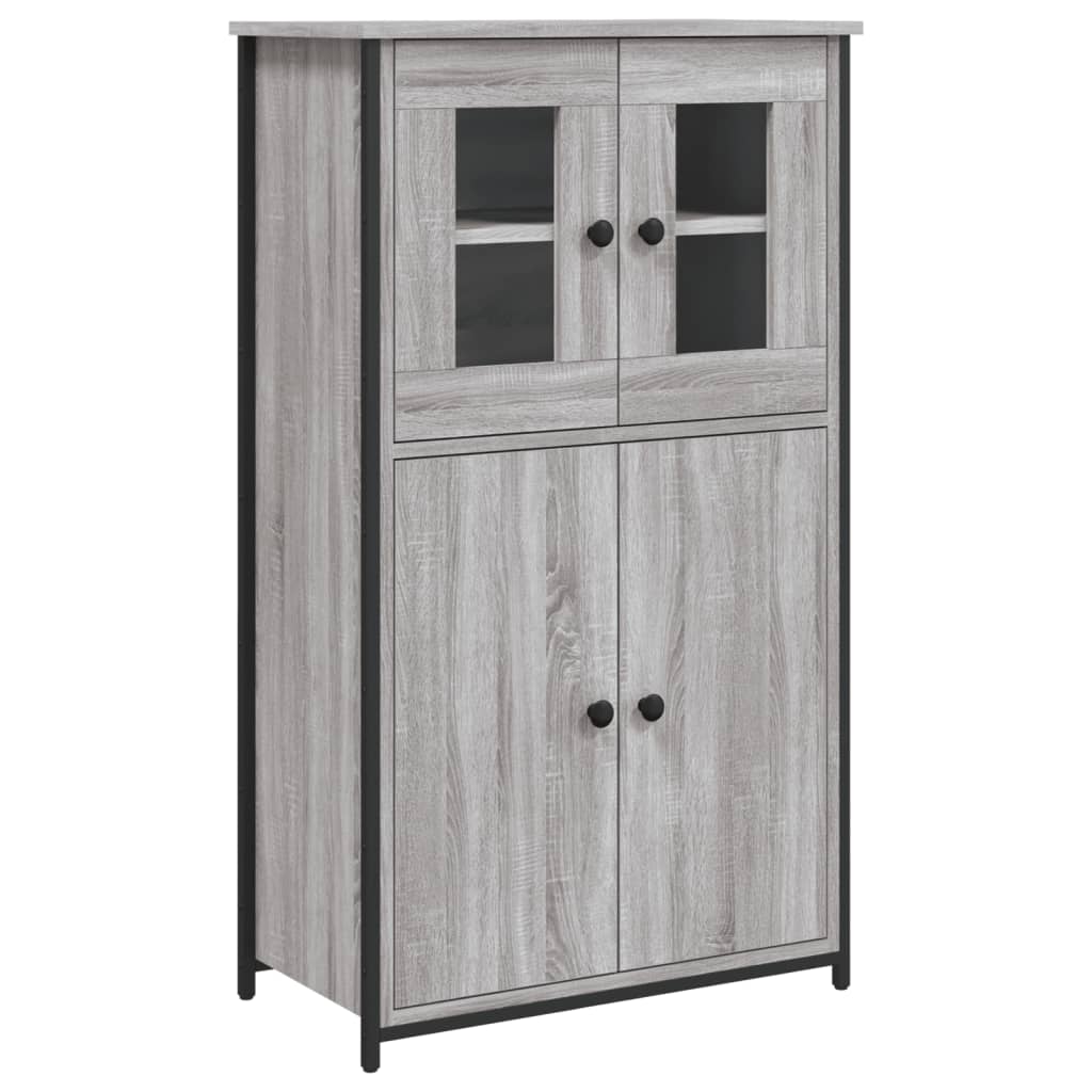 Credenza Grigio Sonoma 62x32x106,5 cm in Legno Multistrato | homemem39
