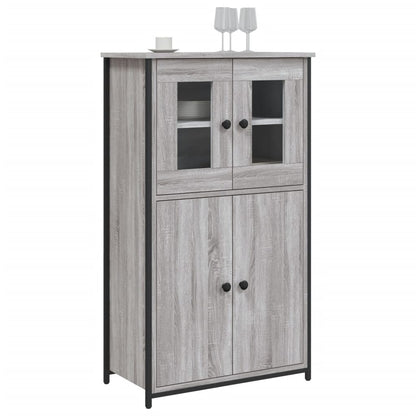Credenza Grigio Sonoma 62x32x106,5 cm in Legno Multistrato | homemem39