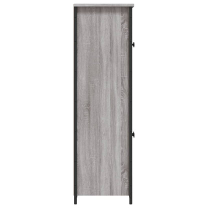 Credenza Grigio Sonoma 62x32x106,5 cm in Legno Multistrato | homemem39