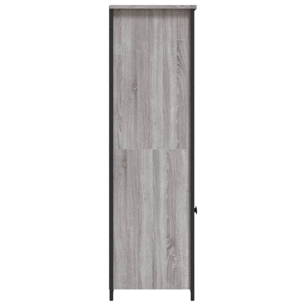 Credenza Grigio Sonoma 62x36x121,5 cm in Legno Multistrato - homemem39