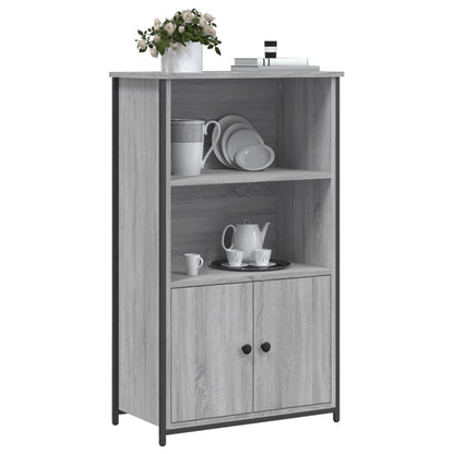 Credenza Grigio Sonoma 62x32x103,5 cm in Legno Multistrato - homemem39