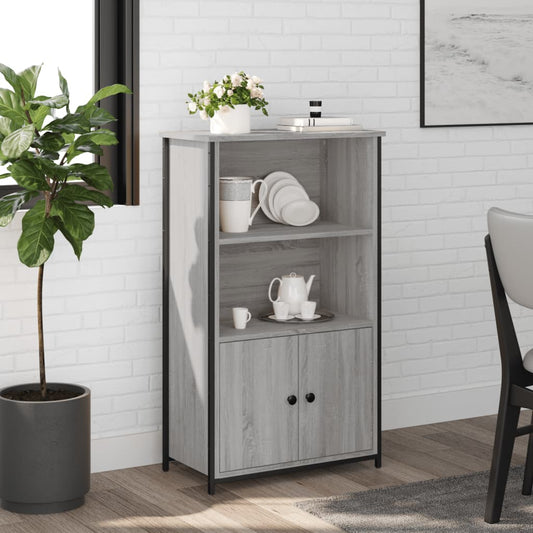 Credenza Grigio Sonoma 62x32x103,5 cm in Legno Multistrato - homemem39