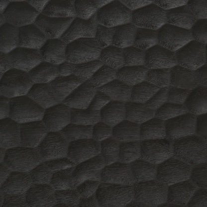 Mobile da Bagno a Parete Nero 38x33x48 cm Legno Massello Mango