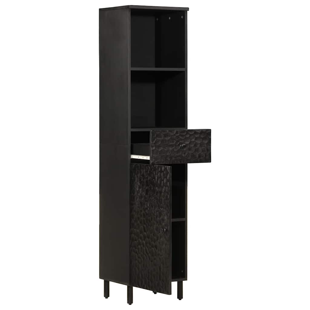 Mobile da Bagno 38x33x160 cm in Legno Massello di Mango