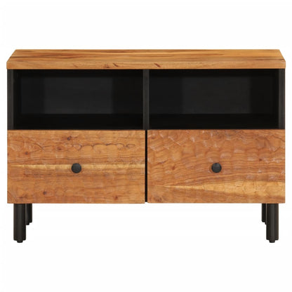 Mobile Porta TV 70x33x46 cm in Legno Massello di Acacia - homemem39
