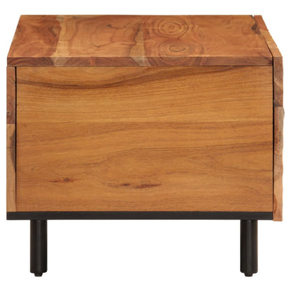 Tavolino da Salotto 80x50x40 cm Legno Massello di Acacia | homemem39