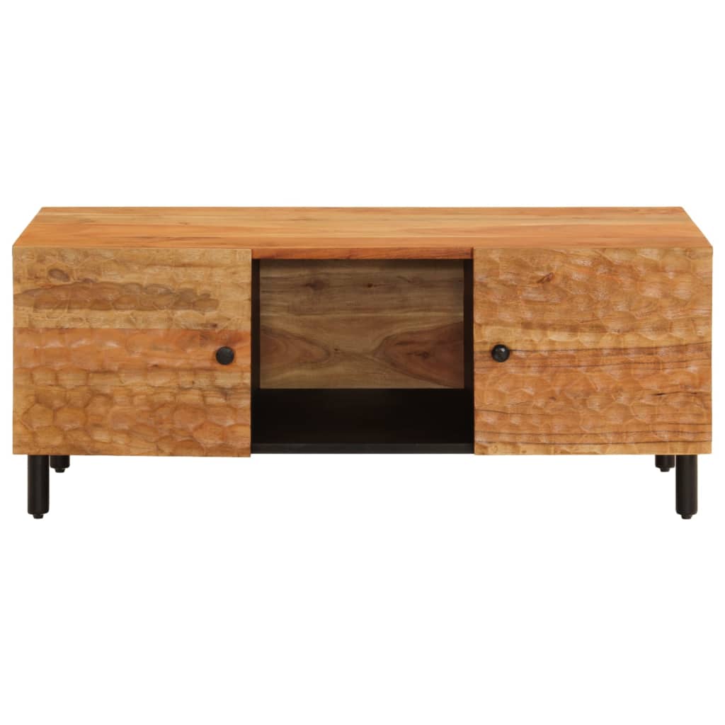 Tavolino 100x54x40 cm in Legno Massello di Acacia | homemem39