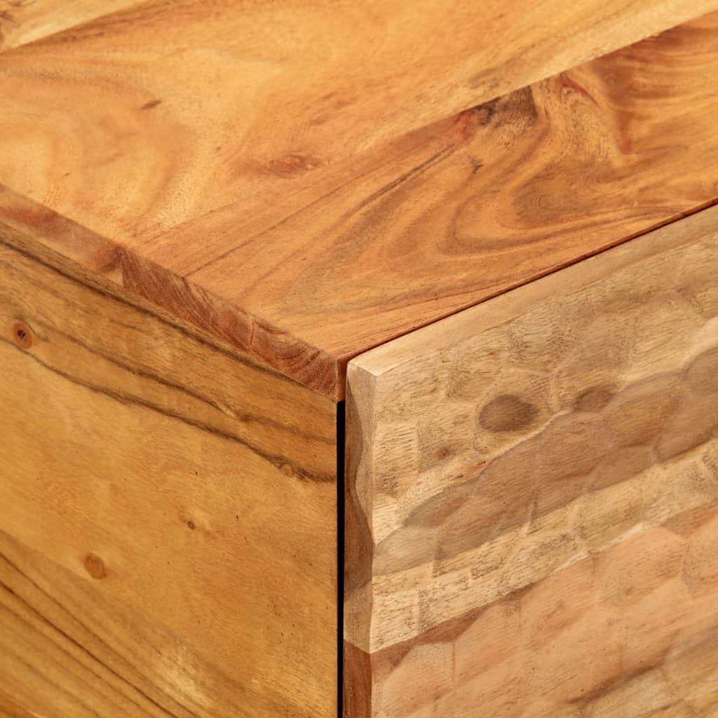 Tavolino 100x54x40 cm in Legno Massello di Acacia | homemem39