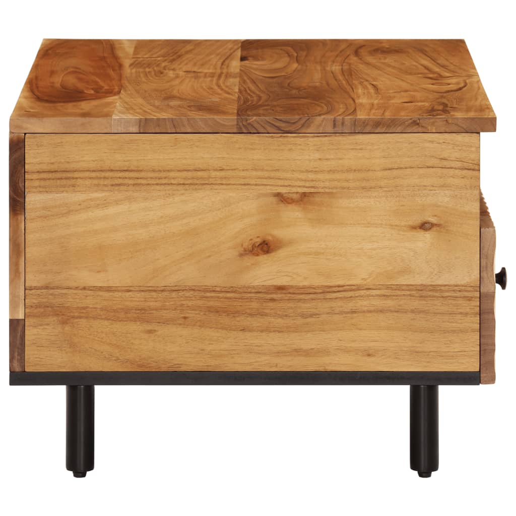 Tavolino da Salotto 80x54x40 cm in Legno Massello di Acacia | homemem39