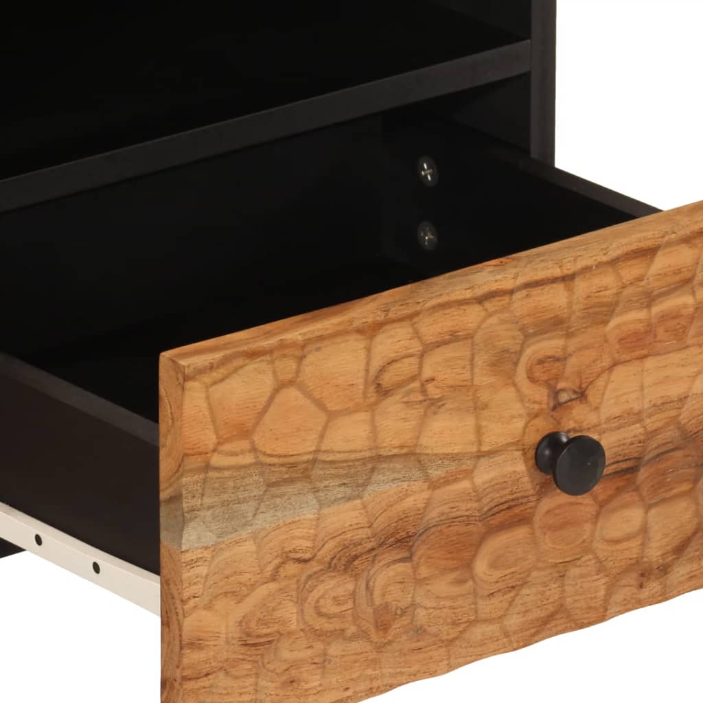 Tavolino da Salotto 80x54x40 cm in Legno Massello di Acacia | homemem39