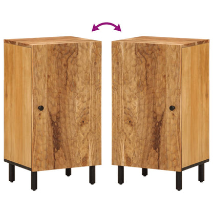 Credenza 40x33x75 cm in Legno Massello di Acacia