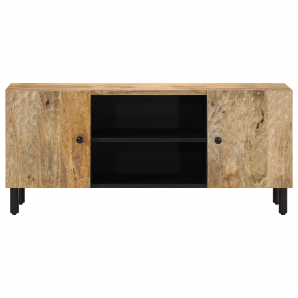 Mobile Porta TV 105x33x46cm in Legno Massello di Mango