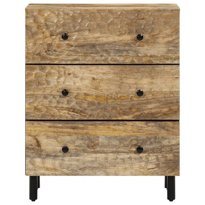 Credenza 60x33x75 cm in Legno Massello di Mango