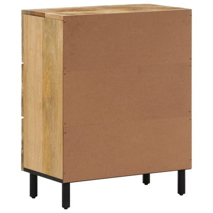 Credenza 60x33x75 cm in Legno Massello di Mango