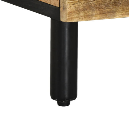 Tavolino da Salotto 80x50x40 cm Legno Massello di Mango | homemem39