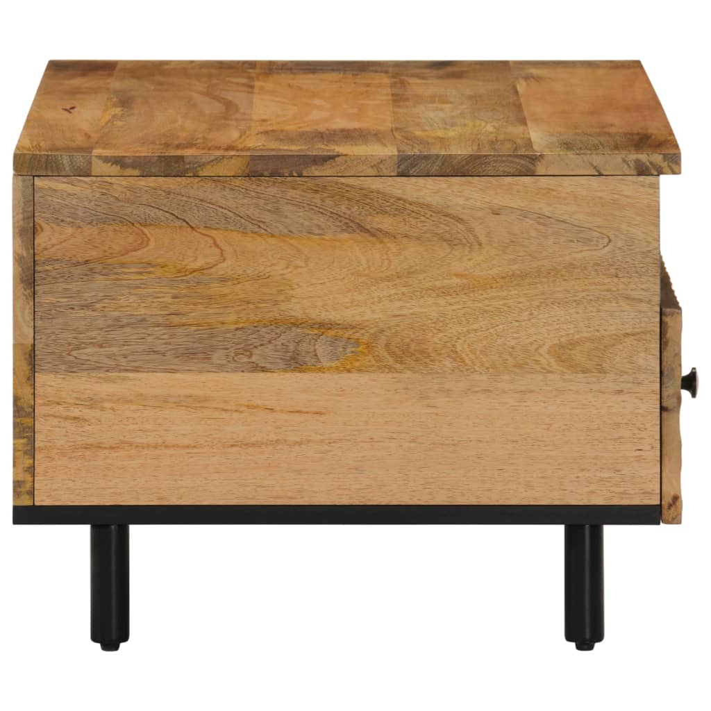 Tavolino da Salotto 80x54x40 cm in Legno Massello di Mango | homemem39